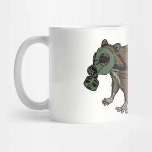 COVID Refugee Raccoon Mug